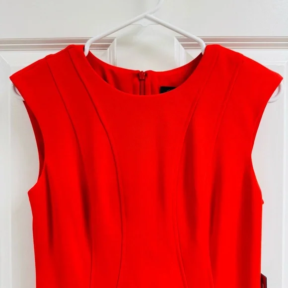 NEW Vince Camuto Poppy Colored Dress - Picture 3 of 10